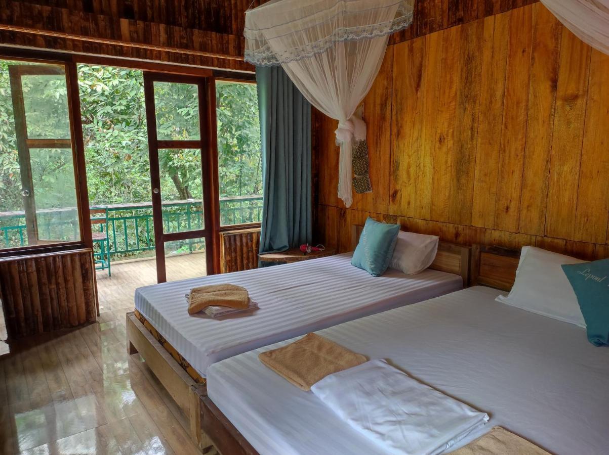Lepont Mu Waterfall Bungalow Hòa Bình Exterior foto