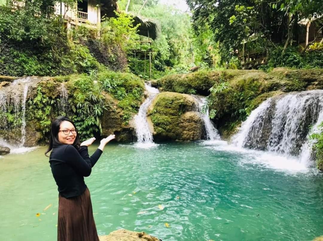 Lepont Mu Waterfall Bungalow Hòa Bình Exterior foto