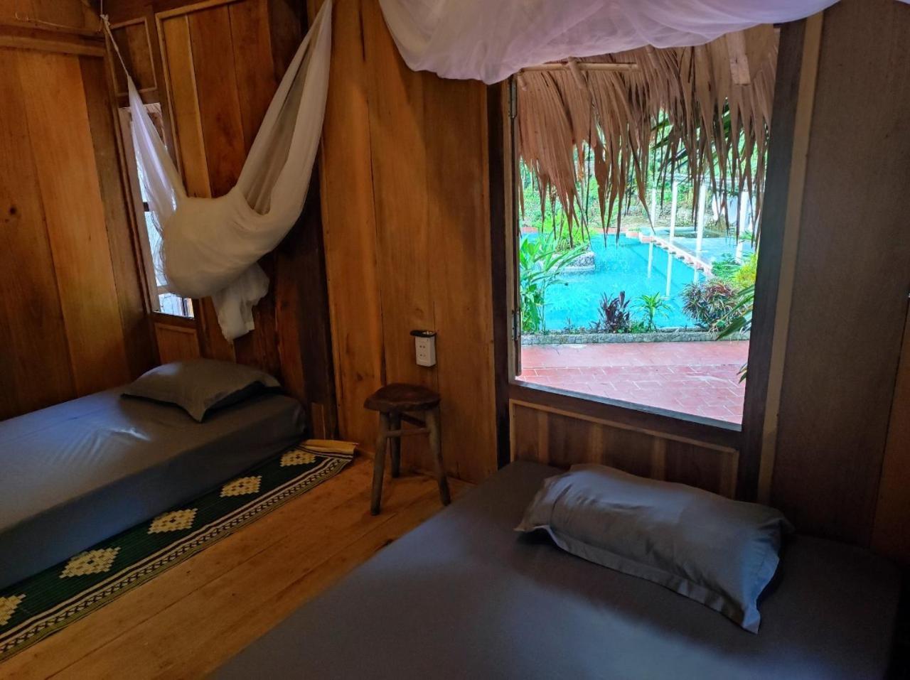 Lepont Mu Waterfall Bungalow Hòa Bình Exterior foto