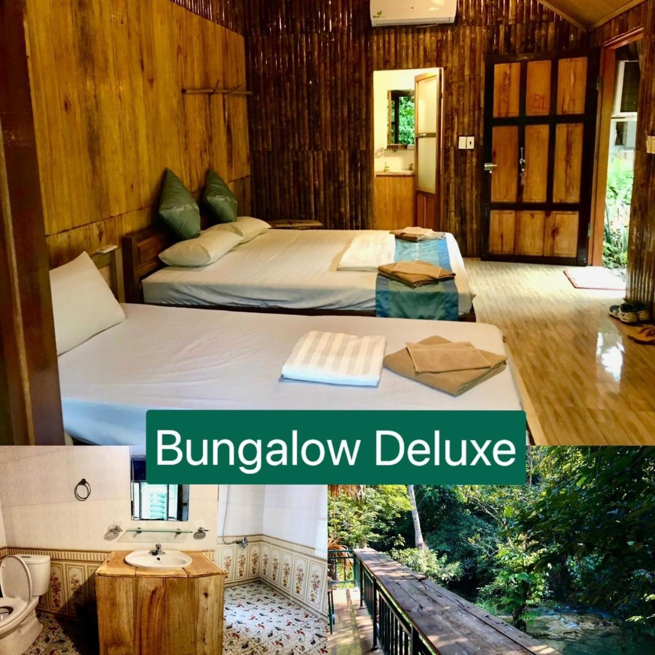 Lepont Mu Waterfall Bungalow Hòa Bình Exterior foto
