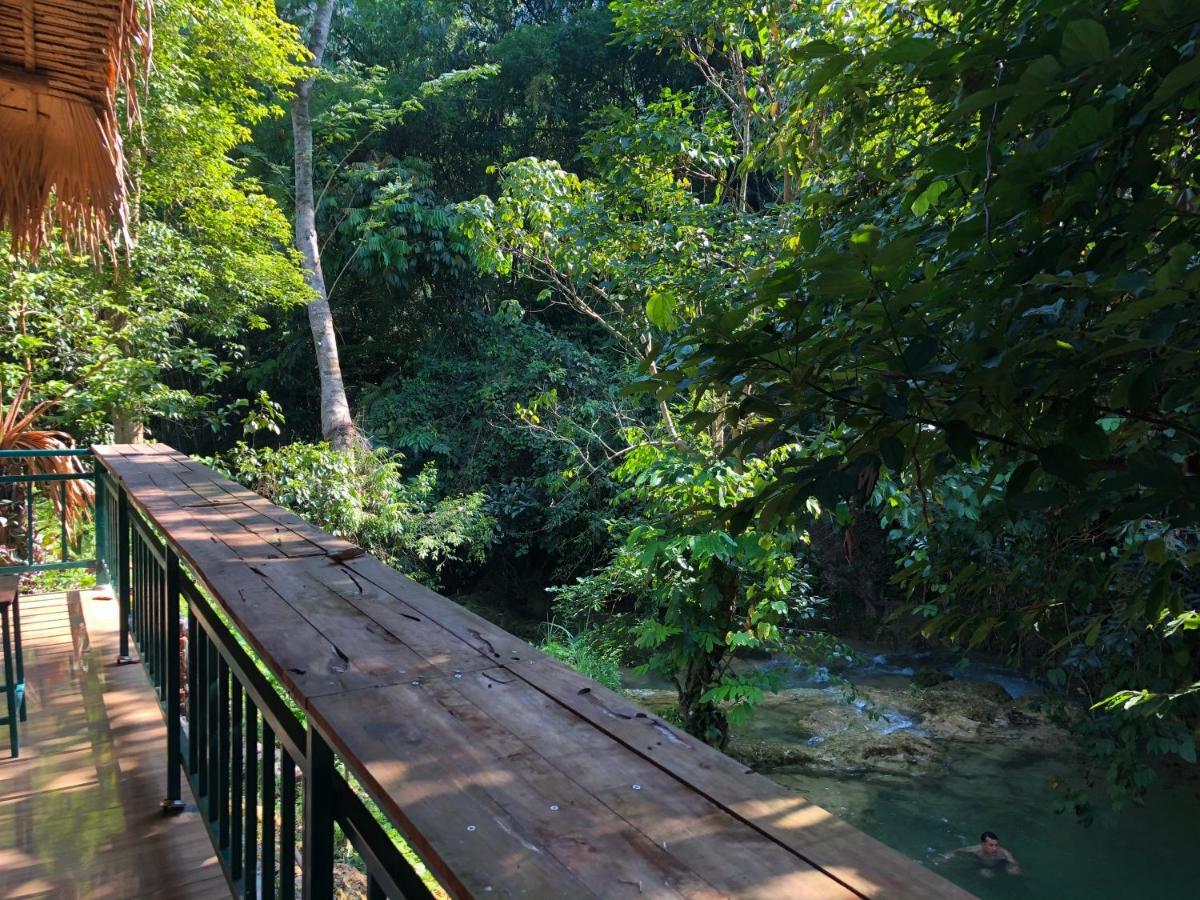 Lepont Mu Waterfall Bungalow Hòa Bình Exterior foto